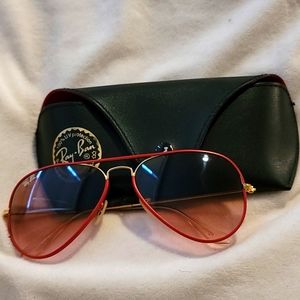 Classic Red Ray-Ban Sunglasses